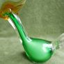 Vintage Whimsical Duck/Roadrunner/Bird Figurine Hand Blown Murano Glass Art Image 5