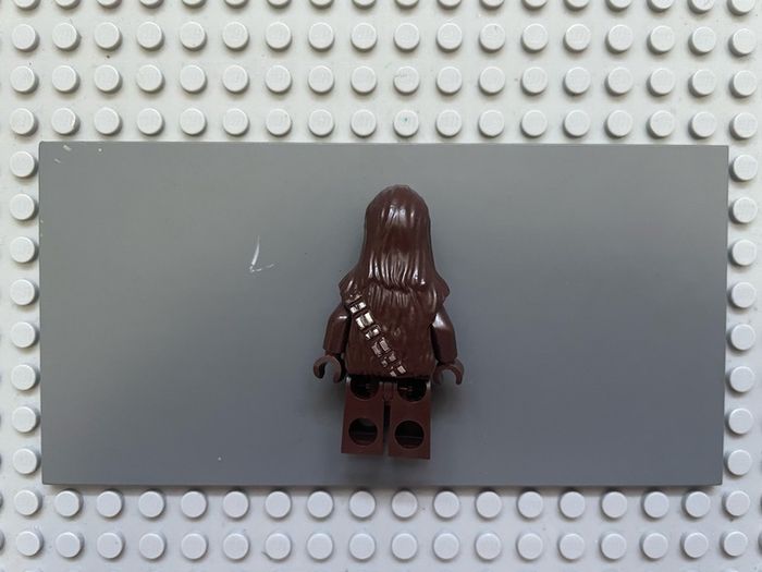 lego star wars sw1253 Chewbacca - Dark Brown, Medium Nougat Face Fur, Dark Tan Leg Fur minifigure