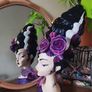 Bella Lux "Bride of Frankenstein" Gothic Glam Halloween Bust Viral sold out 22inch jumbo Image 7