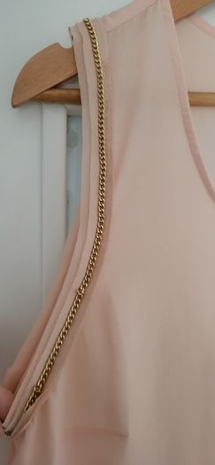OASIS blush symmetrial layered top Sz 14