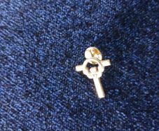 claddagh Cross pin
