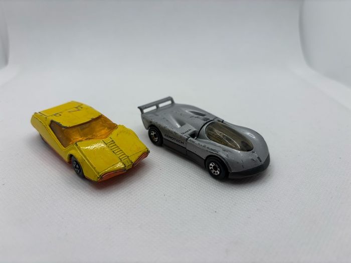 Vintage Matchbox Super Fast Datsun and Oldsmobile