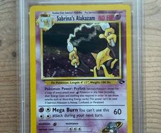 Sabrina's Alakazam Pokemon Graded Card