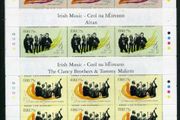 2006 Ireland Irish Music Commemorative Stamp Sheetlets Plate 1B1B1B1B Mint Never Hinged (MNH).
