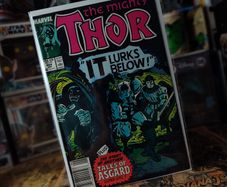 The Mighty Thor ! Issue #404 ! Homage Cover to 1963 Fantastic Four #12 ! Copper Age Comic from 1989 ! by Marvel !