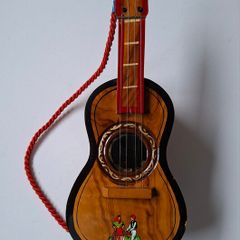 Rare Vintage Musical Jewellery Box (Olive Wood)