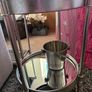 Mirrored Drink tray on wheels/coffee table Image 2