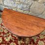 Early 20th Century solid oak gate leg drop leaf table. Image 9