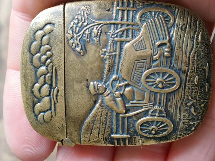 Brass motoring vesta case