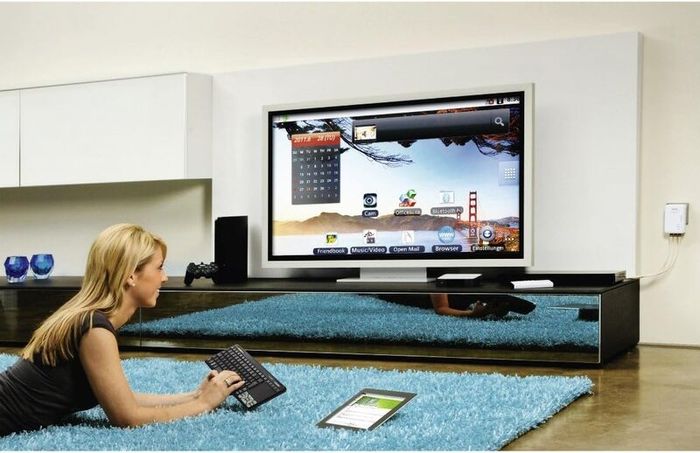 4in1 Universal Smart TV UK Layout Keyboard/Remote Control for Panasonic TVs, Set Top Boxes, Audio, PC