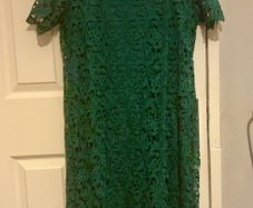 Papaya Green Lace Dress size 12