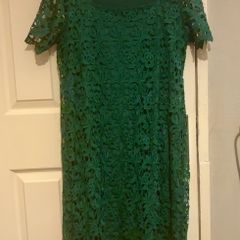 Papaya Green Lace Dress size 12