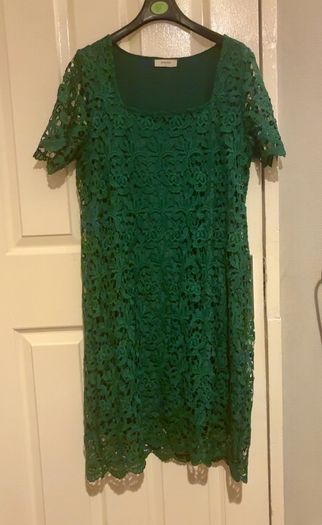 Papaya Green Lace Dress size 12