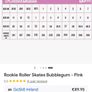 Rookie Roller Skates Bubbleaum - Pink Size UK12 EU31 EUC Image 4