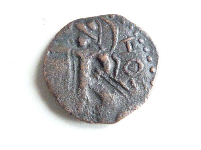 Kushan copper drachm