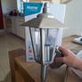 2 x Outside chrome wall lanterns Image 3