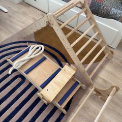 9 in 1 wooden indoor jungle gym and swedish ladder