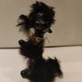 Norleans Vintage Ceramic Poodle with Fur Japan Vintage Image 5