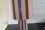 Lovely unusual woolen table lamp