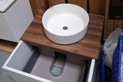 Visobath 600 wall hung set up with tap ex-display