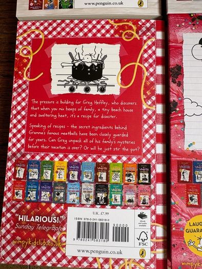 BRAND NEW - Jeff Kinney books (4)