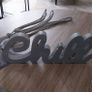 Curtain tie backs &wooden chill sign Image 5