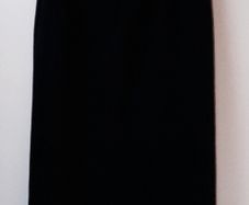 vintage wool warm maxi straight skirt