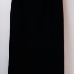 vintage wool warm maxi straight skirt