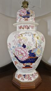 Mason's Ironstone lamp