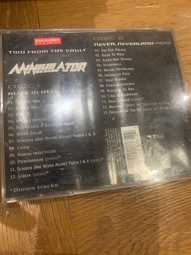 Annihilator - Alice In Hell / Never, Neverland (2xCD)