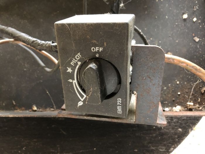 Gas fire Base for large open fire