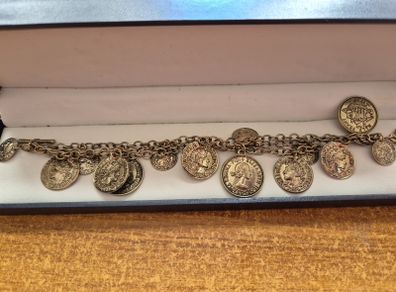 Vintage Coin Bracelet
