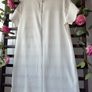 dress ivory short sleeve tunic dress sizev10/12 Image 7
