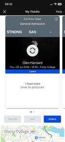2 x Glen Hansard