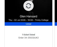 2 x Glen Hansard