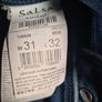 womens SALSA SECRET jeans stretchy blue denim Size  W 31 L 32 Image 10