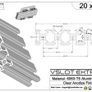 V slot 2080 Linear Rail Black Aluminium Extrusion Image 3