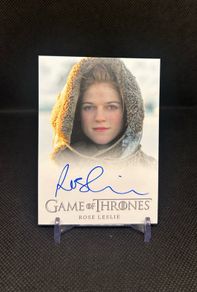 Game of thrones Rose Leslie auto