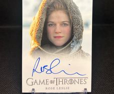Game of thrones Rose Leslie auto