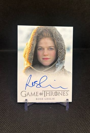 Game of thrones Rose Leslie auto