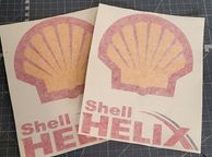 main image for ad Shell stickers x 2
