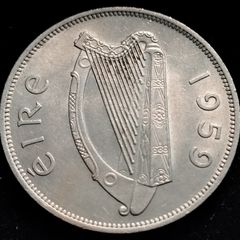 Ireland - 1959 - Half Crown - Horse - KM.16a - [2745]