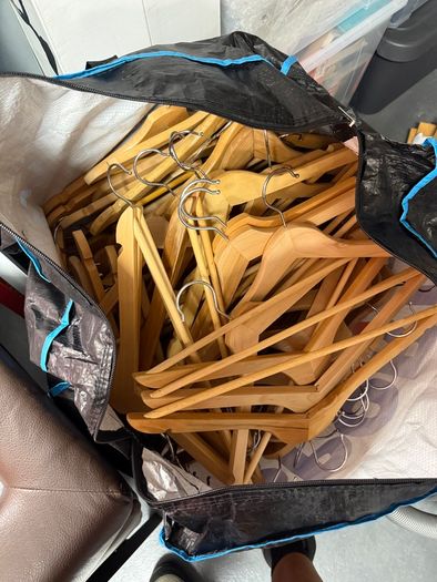 Bag full of BUMERANG Hangers