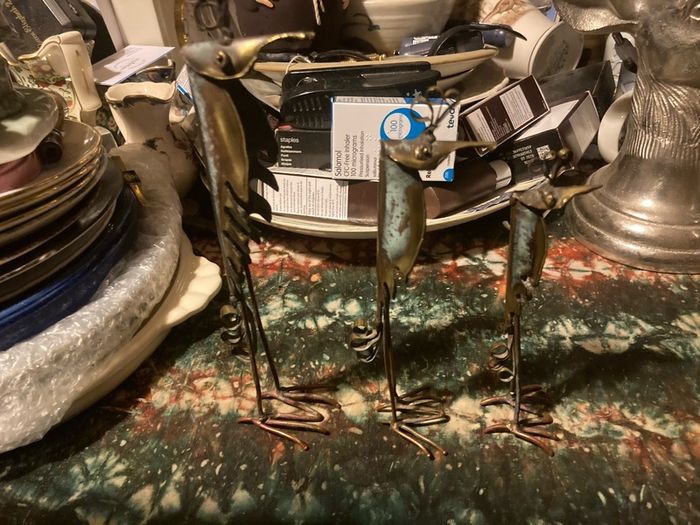 Copper birds free postage