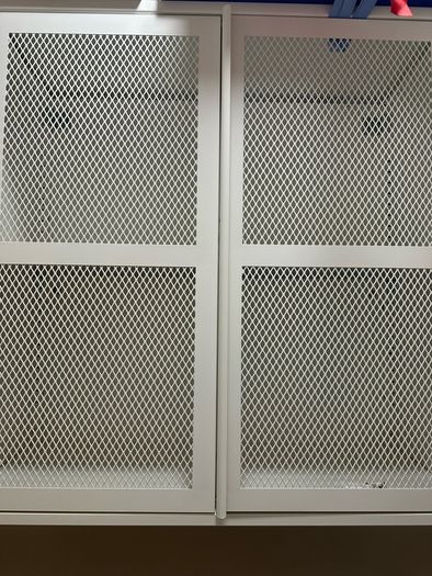 Ikea Metal Ivar white cabinet