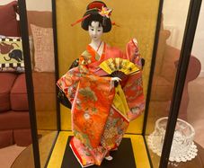 Rare japanese geisha ornament