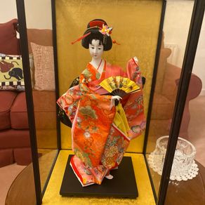 Rare japanese geisha ornament