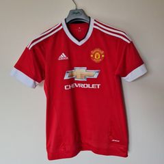 Adidas man utd home Size medium ptp 21" in excellent condition