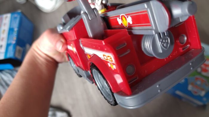 Limited edition Nickelodeon Marshall transforming fire engine