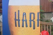Large Harp Lager Sign